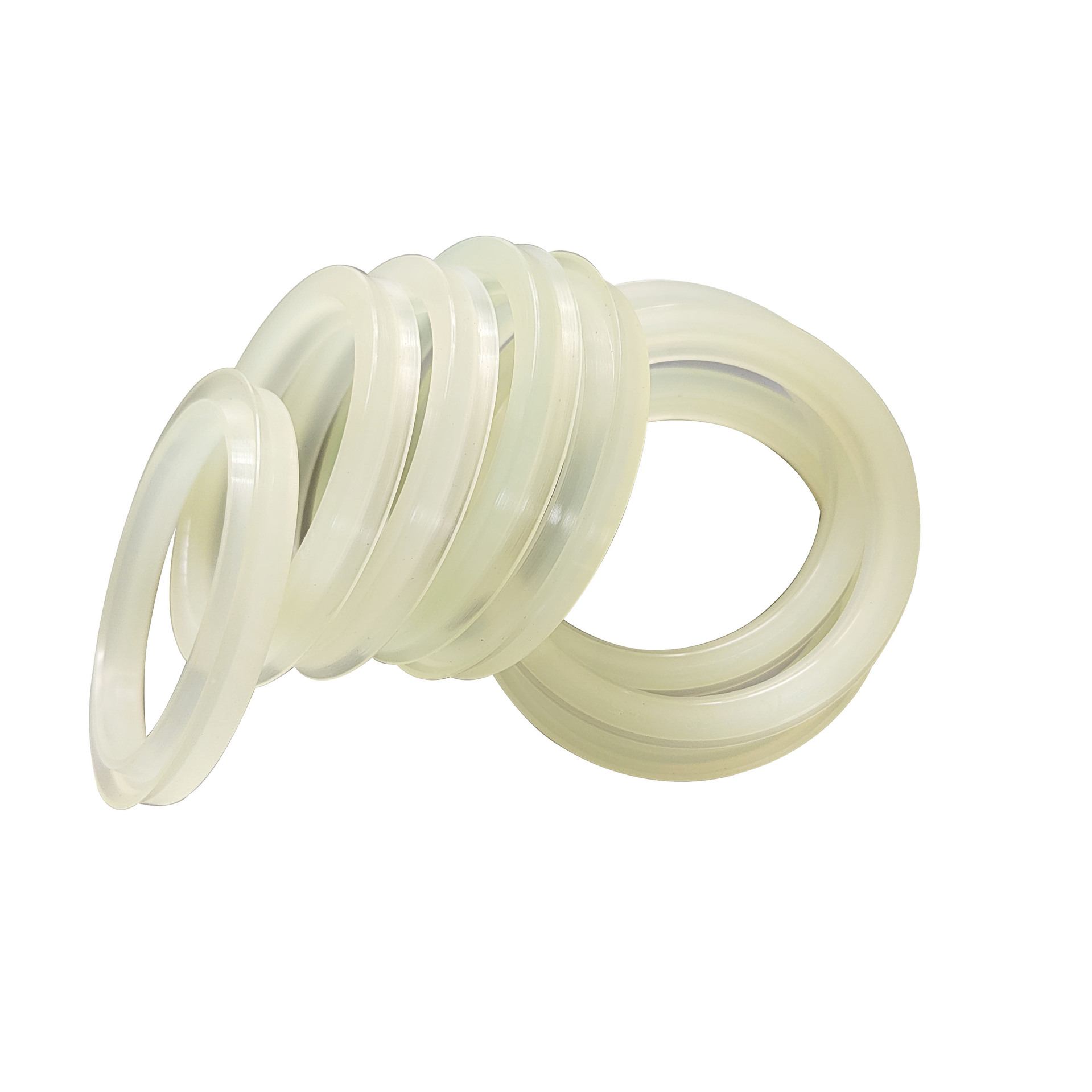 气缸缓冲密封件 米白色聚氨酯油封PSP多种规格供应油缸气缸配件