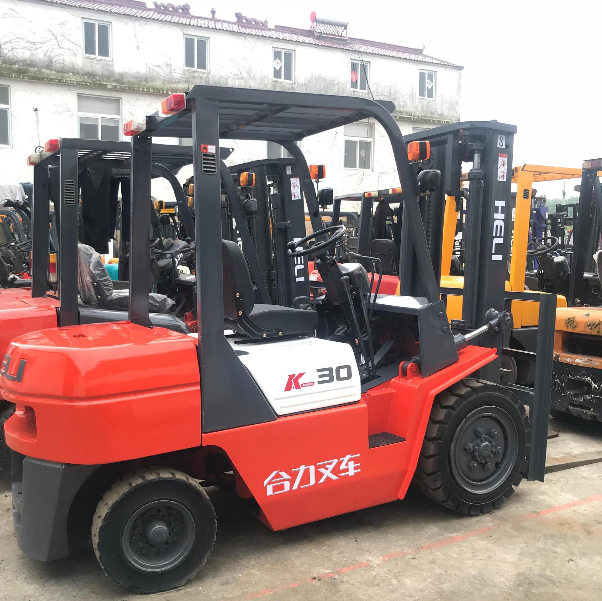 合力柴油3吨叉车杭州3吨二手叉车国产品牌K30 3吨四轮起升高度3米