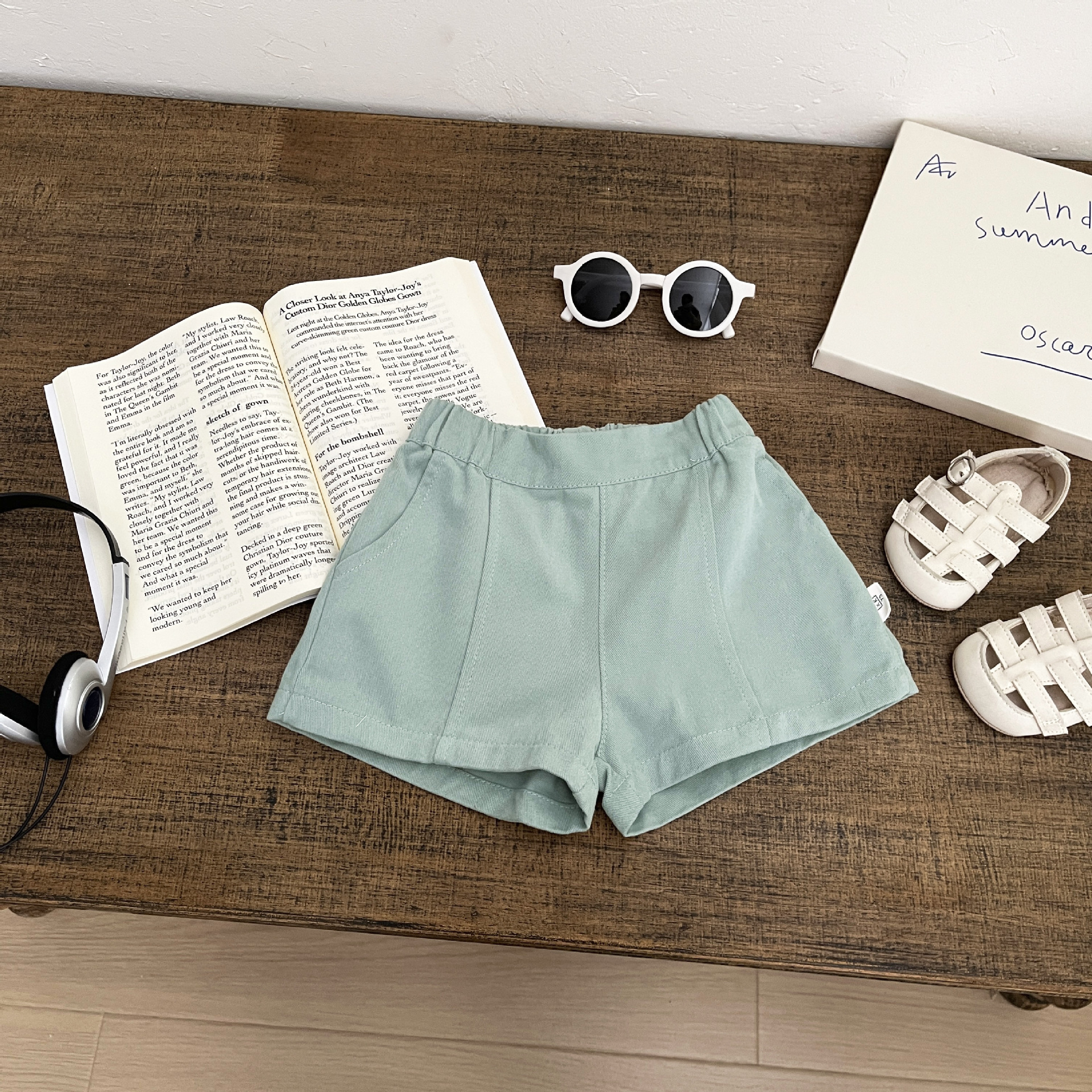 Pantalones cortos verdes