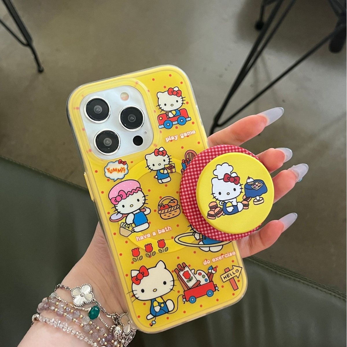 Cute Cartoon Chef kt Approx 16ProMax Apple 15P funda para teléfono móvil iPhone16 chica nuevo 13/14