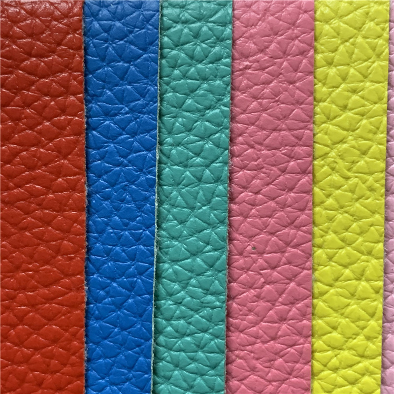 爱马仕荔枝纹半PU皮革面料沙发座垫软包硬包手袋电子包装合成革