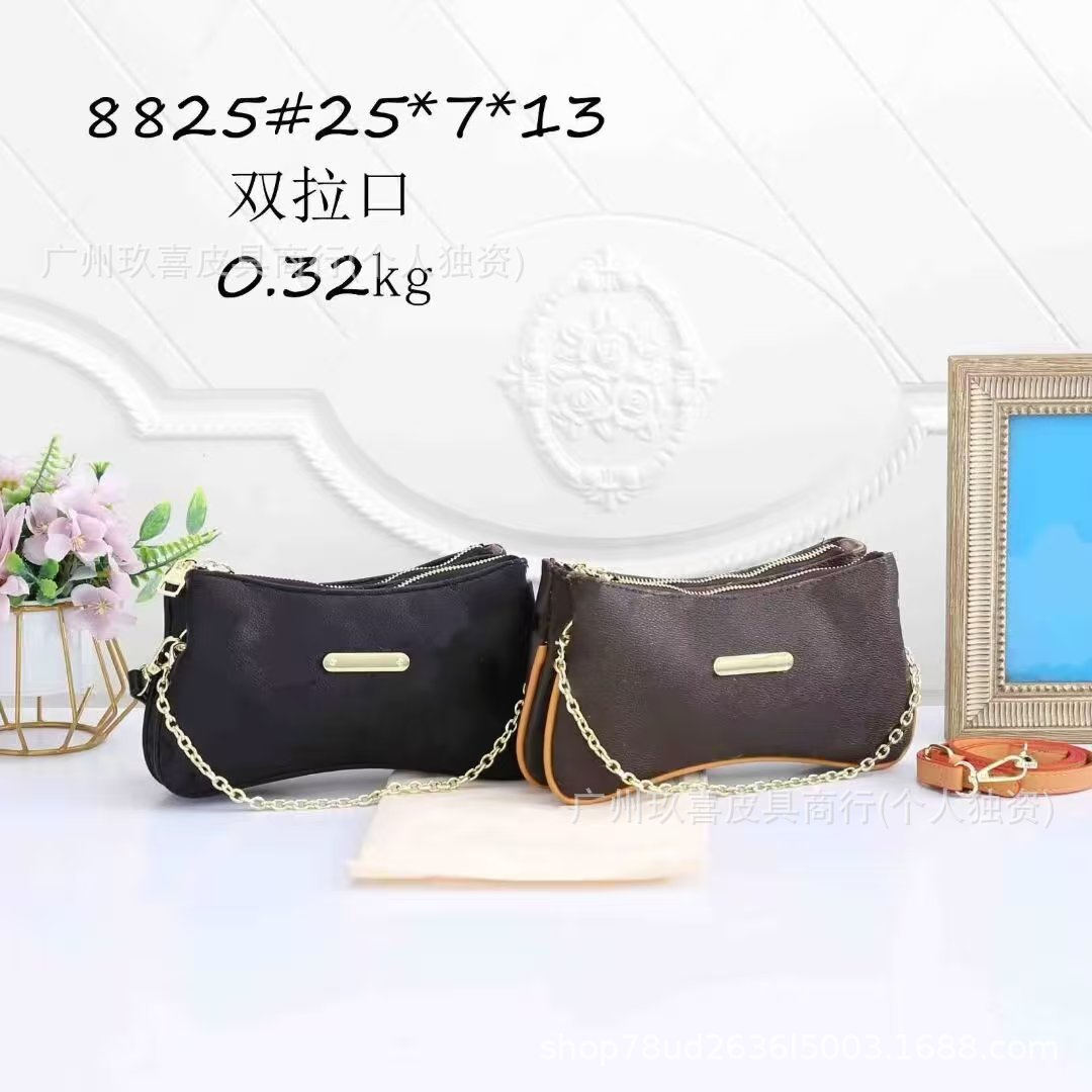 Qadın çarpaz çanta, ikiqat fermuarlı, naxışlı messenger modeli