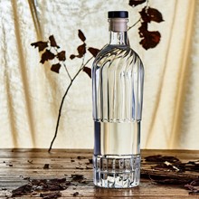 创意设计伏特加酒瓶510ml龙舌兰朗姆空酒瓶可自定义品牌威士忌瓶