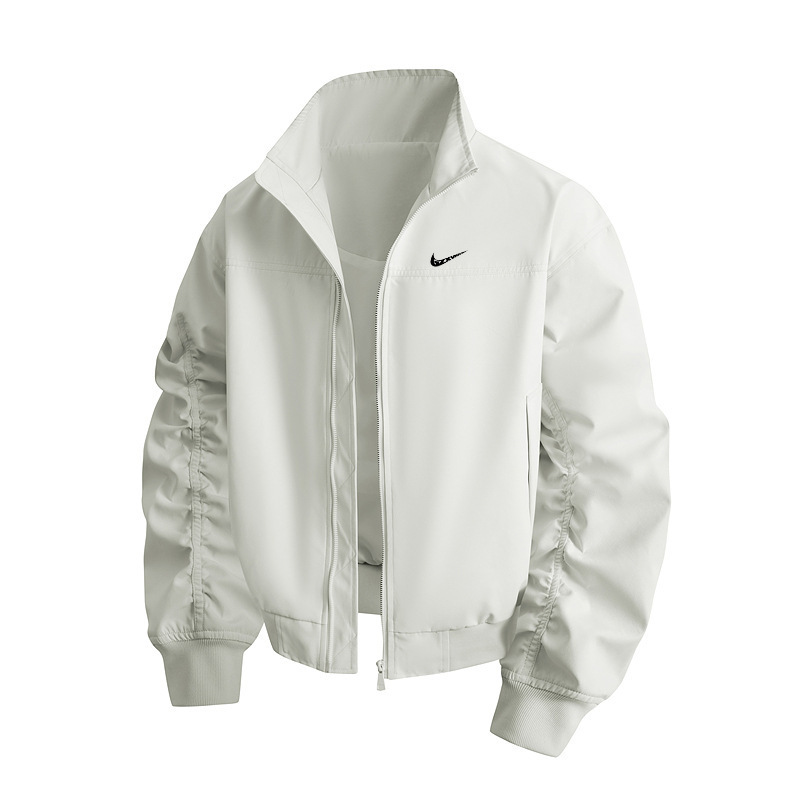 Autumn and winter stand-up collar fleece-lined jacket, loose-fitting cotton coat for men, couple's outdoor flight jacket, student fleece-lined jacket, men's outerwear Autumn and winter stand-up collar fleece-lined jacket, loose-fitting cotton coat for men, couple's outdoor flight jacket, student fleece-lined jacket, men's outerwear