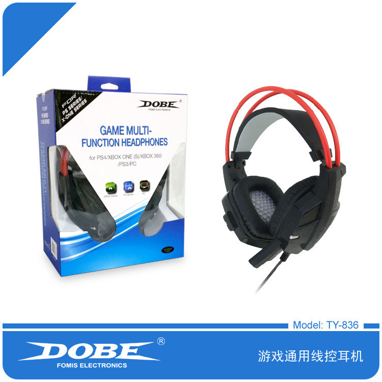 PS4/Slim/Pro/PS3/XBOXONE S/Xbox360/PC多合一有线线控游戏耳机