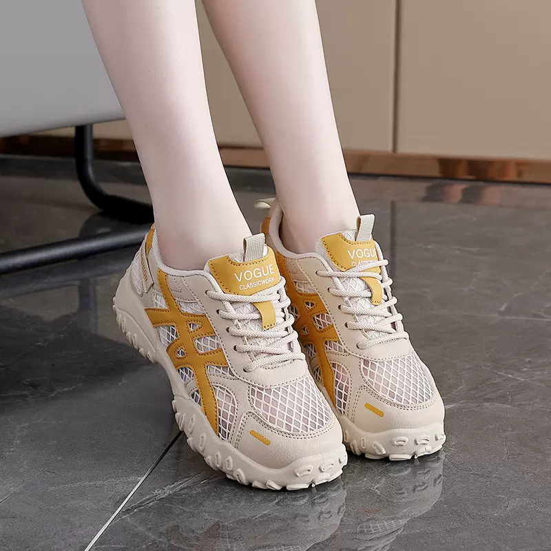 老爹鞋女2025年夏季新款网面透气阿甘鞋女运动鞋百搭鞋子女KT-296