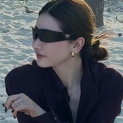 墨镜未来连体太阳镜墨镜复古紫外线户外骑行太阳镜潮流时尚男女