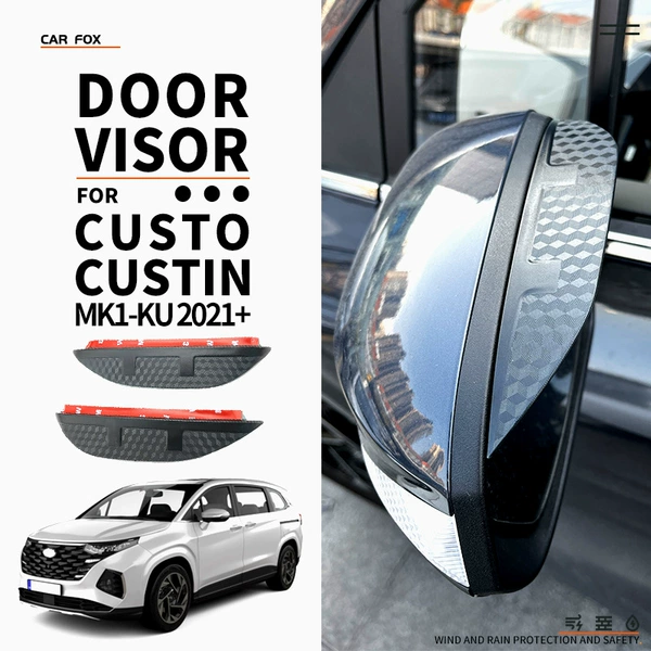 CUSTO/Custin [MK1-KU 2021+] Rearview Mirror Eyebrow [Carbon Fiber Pattern]