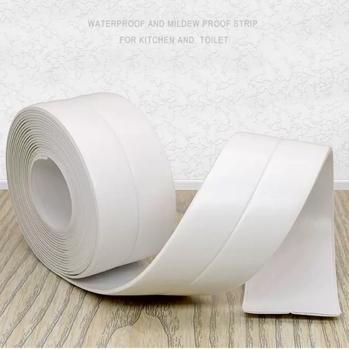 现货供应厨卫防水防霉胶带自粘密封条防水条浴室马桶缝隙墙角线贴