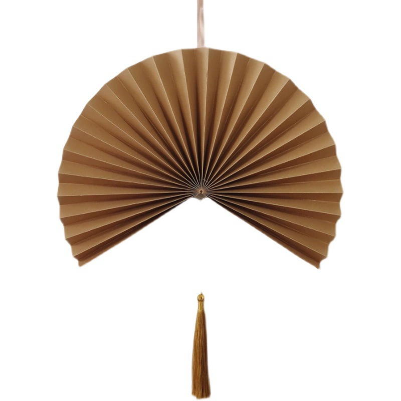 Retro thin golden origami, pendant, wall set