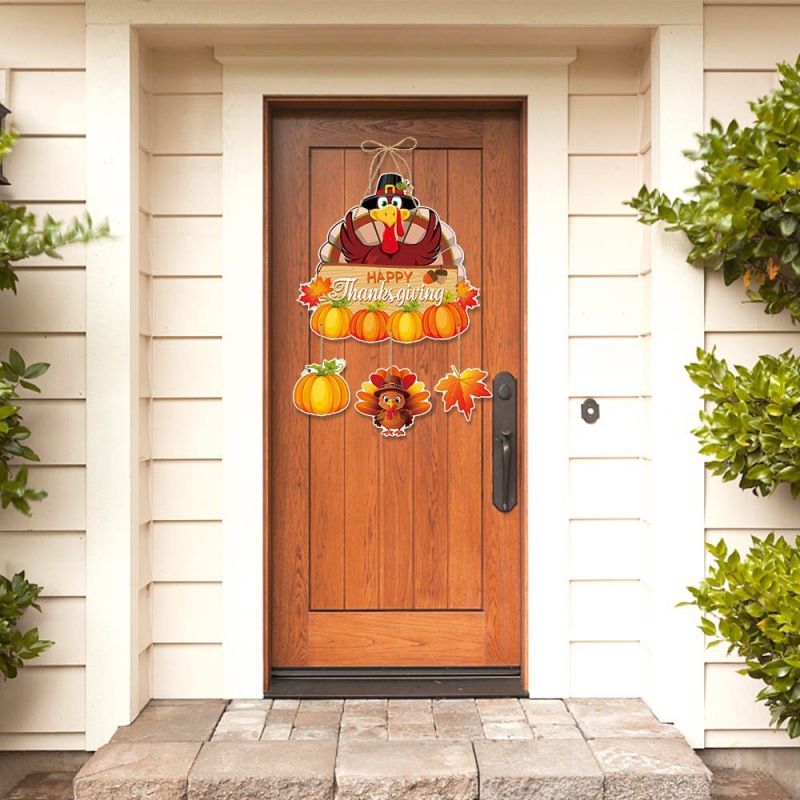 Amazon nuevo Día de Acción de Gracias decoración colgante colgante decoración de otoño Fiesta de Acción de Gracias calabaza colgante colgante colgante