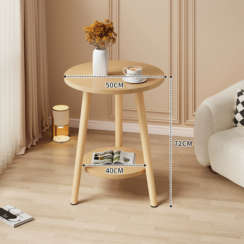 Mesa redonda pequeña mesa de té simple sala de estar casera sofá lado varios dormitorios mesas de cabecera creativas mini simple mesa de balcón