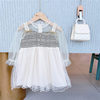 Autumn dress, children's small princess costume, skirt, Korean style, 2023, long sleeve, Chanel style