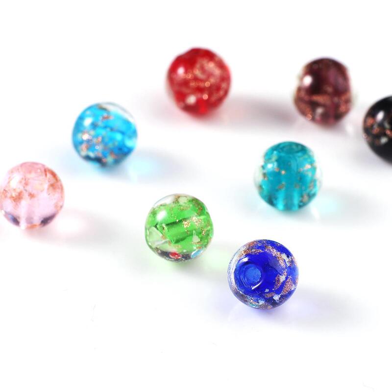 10mm luminous gold sand glass beads Crystal round beads handmade diy bracelet necklace pendant accessories factory wholesale 10mm luminous gold sand glass beads Crystal round beads handmade diy bracelet necklace pendant accessories factory wholesale