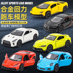 1:32 Scale Alloy Car Model Racing Toy Rebound Car for Boys with Openable Doors, Mini Car Ornament, Wholesale