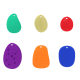 Cross-border Silicone Texture Sensory Stone Fidget Toy Kids Decompression Toy Baby Decompression Worry Stone Decompression Block