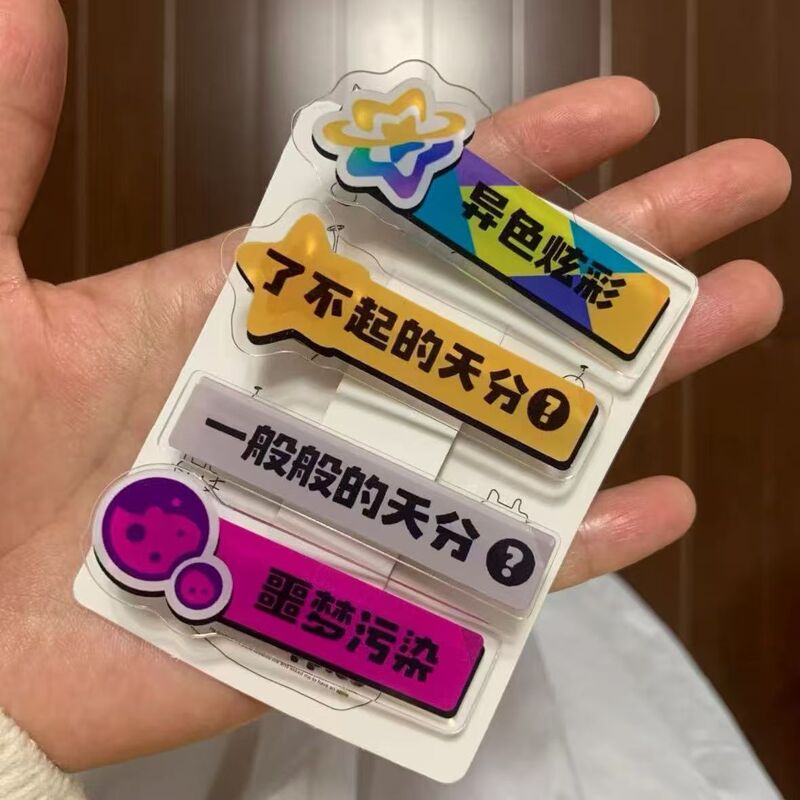 Rock Kingdom World Game Merchandise: Amazing Talent Hair Clips, Duckbill Clips, Side Bangs Clips, Creative Hair Accessories
