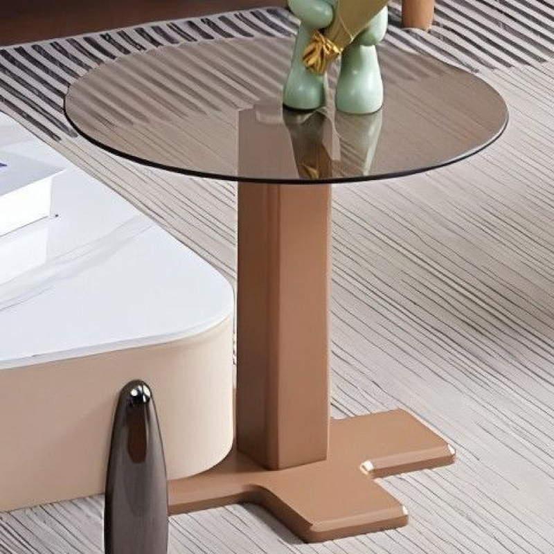 강화유리 사이드 테이블