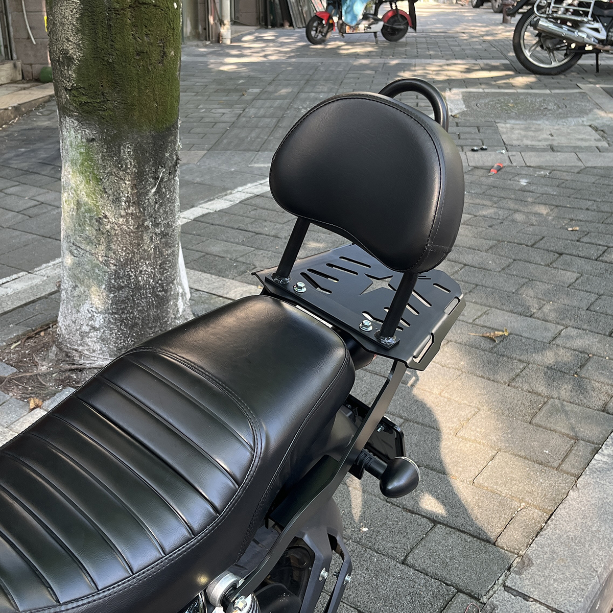 Suitable for At150 Automatic Motorcycle Yg150-22K Modified Accessories Rear Shelf Backrest Bumper Block