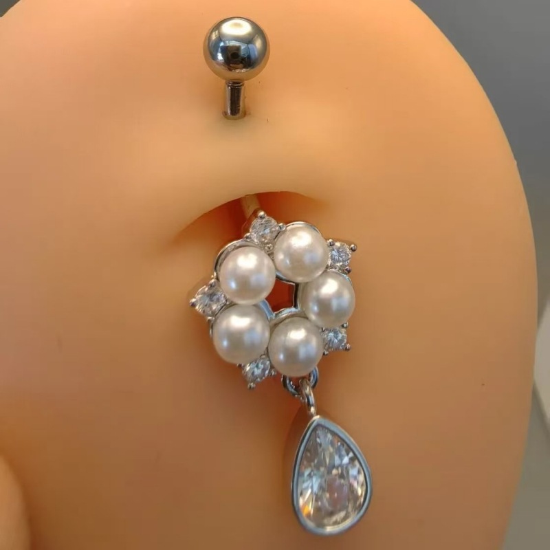 Bagues en acier inoxydable et bijou de nombril papillon_voghion.com