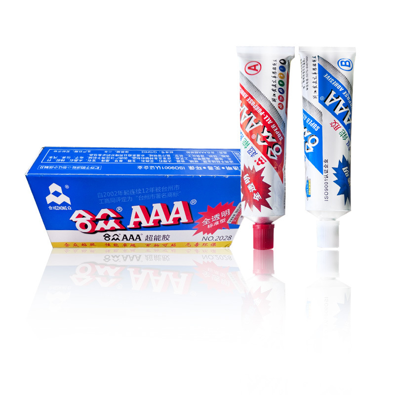 Hezhong aaa Baide AB 접착제 완전히 투명한 범용 AB 접착제 85g 보석 강한 모조 다이아몬드 접착제 AB