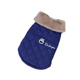 Одежда для домашних животных собачья одежда осень и зимний стиль Новый стиль кошачий щенок Два ноги хлопковая одежда 22 меховой воротни