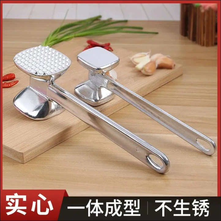 Бытовой двусторонний молоток для мяса из алюминиевого сплава молоток для стейка молоток для сыпучего мяса молоток из цинкового сплава молоток для мяса из нержавеющей стали нежный молоток для мяса