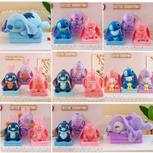 外贸爆款史迪仔抱枕空调被二合一儿童午睡毯子毛绒玩具跨境玩偶