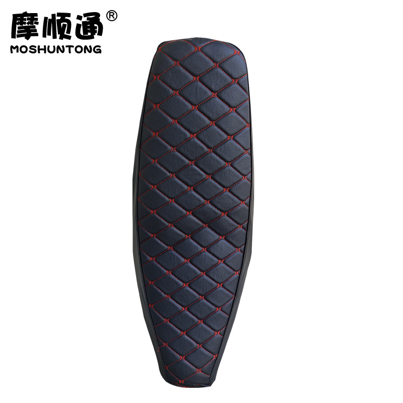 Winter motorcycle CD110 warm cushion cover cross-cycling curved beam car leather embroidery cross-border SEAT COVER