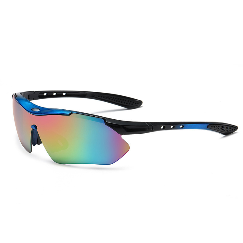 그라데이션 블루 프레임 다채로운 필름