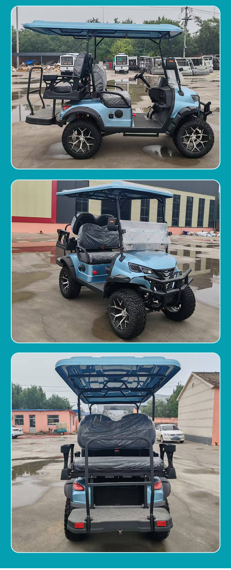 Customized Golf Carts for Foreign Trade, Factories, Hotels, Off-Road Areas, Tourist Attractions, and Off-Road Electric Golf Carts