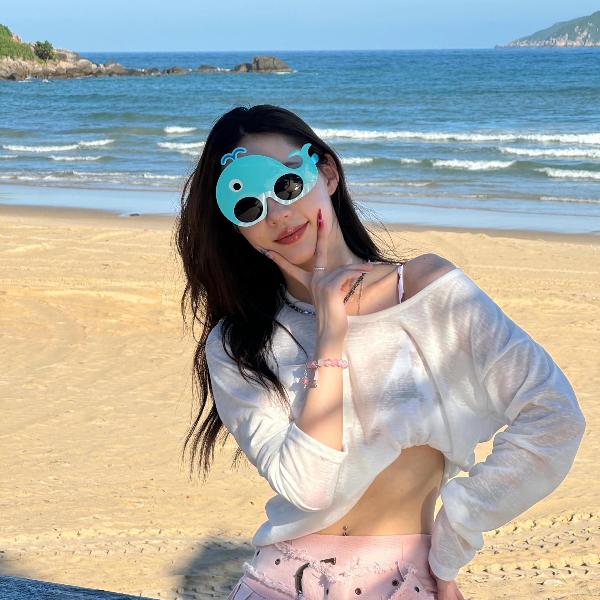 Gafas de Fiesta con Temática Hawaiana, ABS, Divertido, Decorativo, para Fiestas en la Playa y Festivales de Música