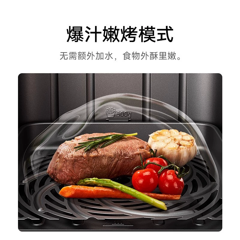 Xiaomi Mijia умная фритюрница P1 бытовой визуальный двойной источник тепла переворот свободный 6.5L многофункциональная электрическая фритюрница