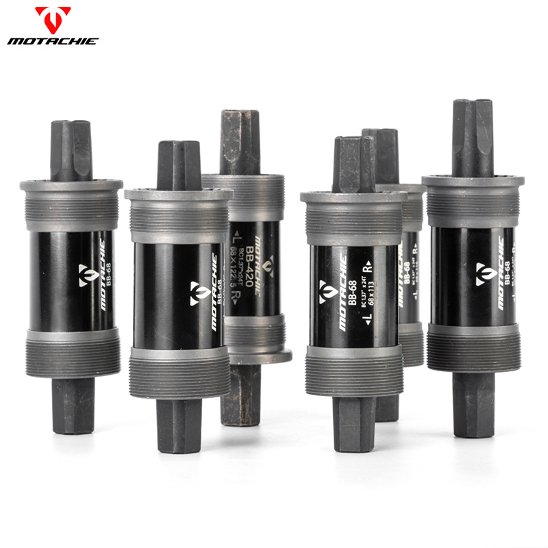 MOTACHIEMountain Bike Square Hole Bearing Bearing Bicycle Sealed Middle Shaft Integrated Axle Five-way Middle Shaft