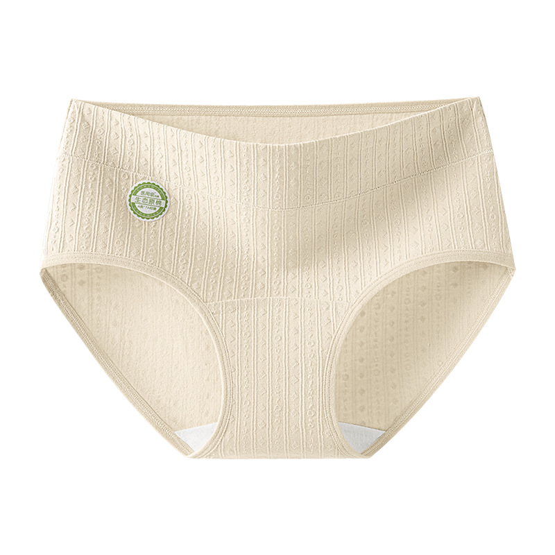 Calzones de algodón puro modelo 2025, grado médico 7A, antibacterianos, 100% algodón, extendidos y anchos, anti-rozaduras, cintura media, para mujer