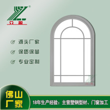 源头工厂批发塑钢折叠门厚中空玻璃UPVC推拉平开窗户一件代发Q34