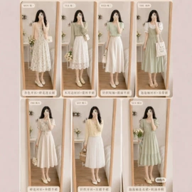 羽绒服;连衣裙;毛衣