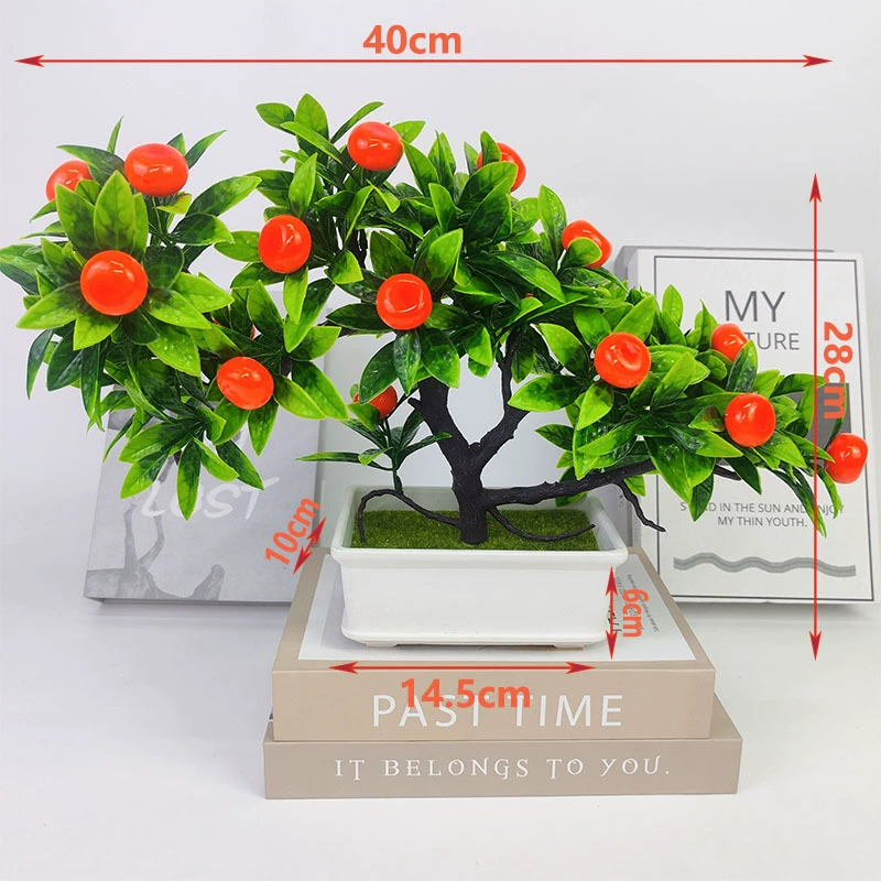 Simulated Fruit Fruit Simulated Potted Plant Desktop Ornaments Artificial Fruit Bonsai Cross-border Source Factory Thousands of Accessories