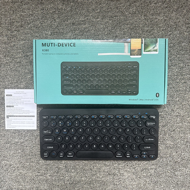 ワイヤレス Bluetooth デュアルモードキーボードパンクガーデンキー薄型、軽量、サイレントポータブルノートブック外部キーボード工場卸売|undefined