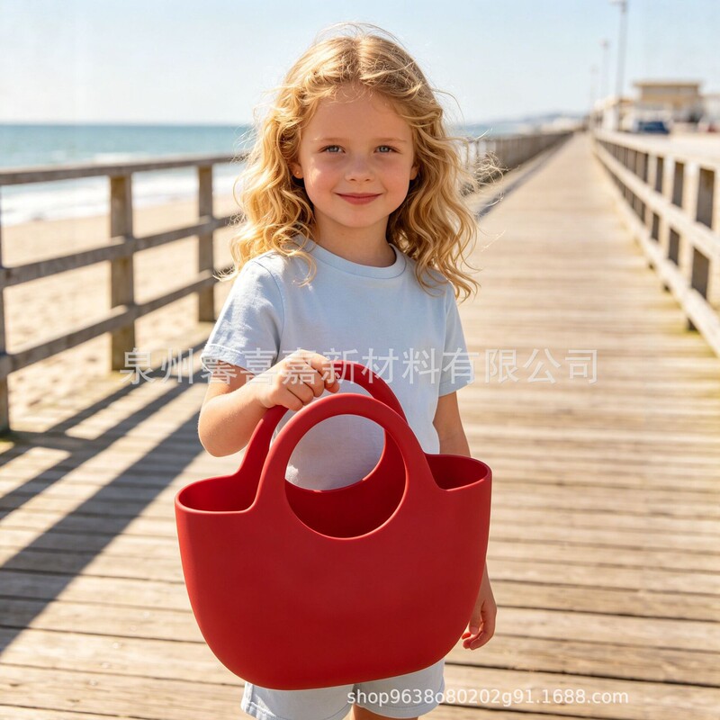 New Portable Eva Utility Bag, New Lightweight Beach Bag, Waterproof and Stain-Resistant Women's Swimming and Bathing Bag