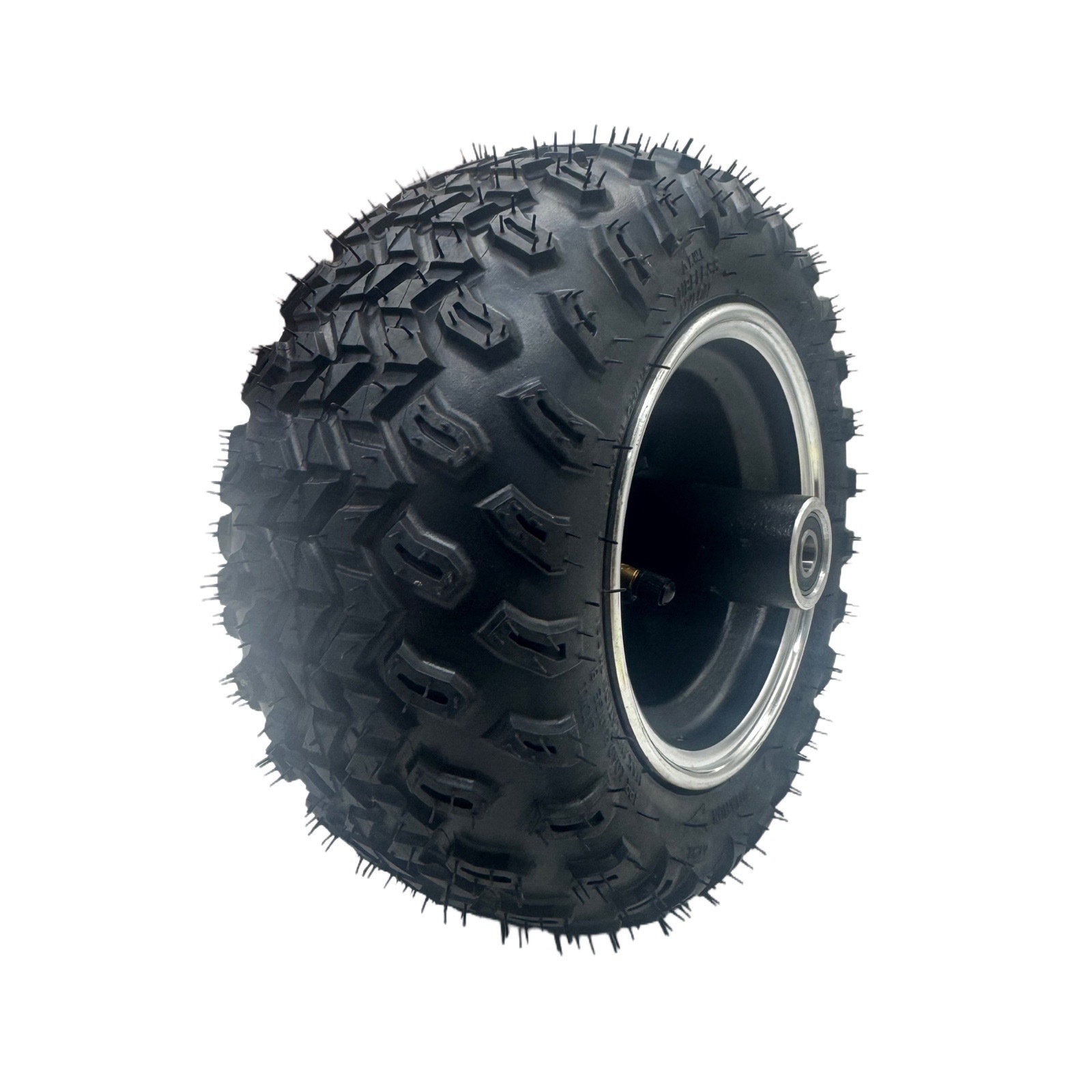 Small Harley 10X6.00-6 Vacuum Off-Road Tubeless Tire Brake Disc Wheel 12mm Axle Hole 10inch