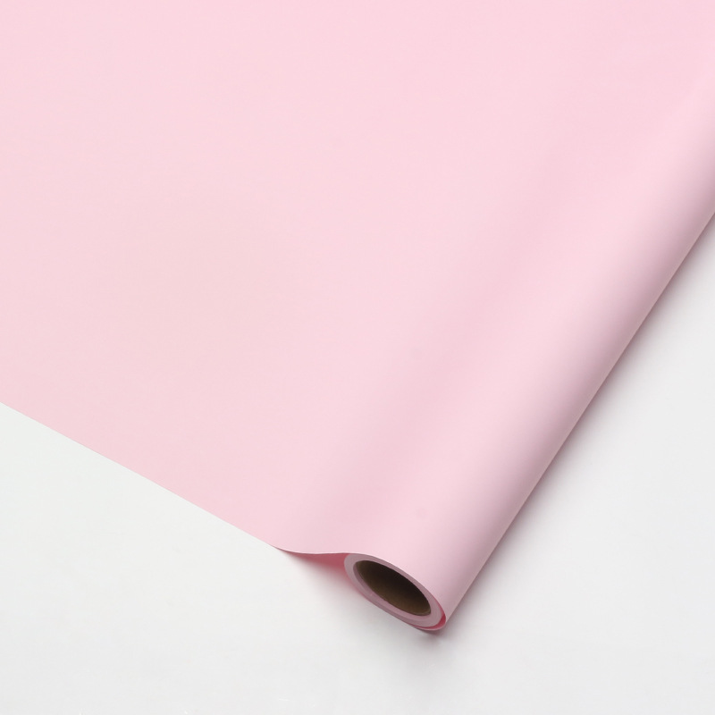 Huaxi Factory Wholesale Comercio exterior transfronterizo al por mayor exclusivamente para rollos de color puro Estilo coreano Chunian Ouya Paper Papel de embalaje de flores