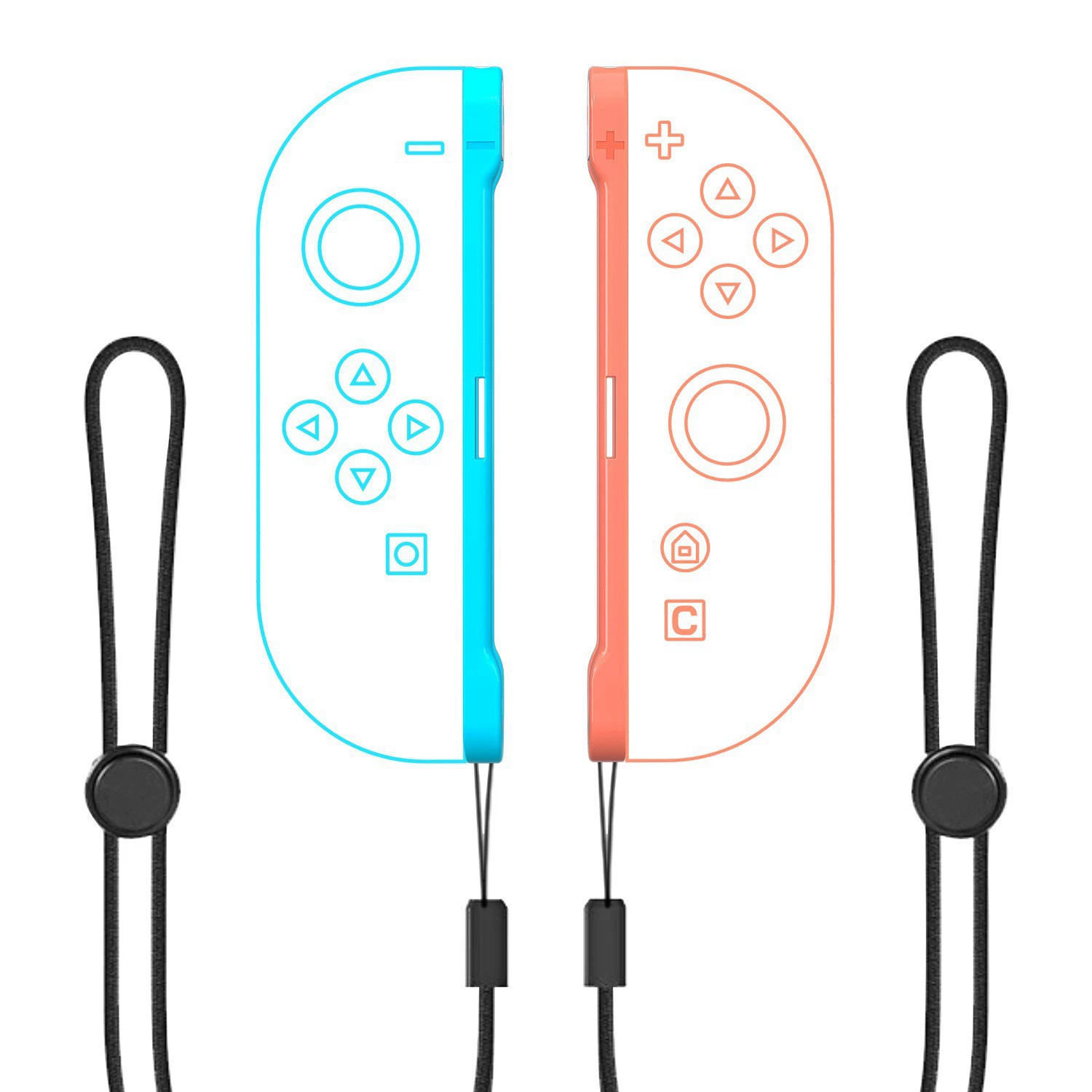 Кабель-брелок Nintendo Switch2 для запястья, ремешок слайд-рейл для аэробики, танцев, полноразмерная браслетная объемность