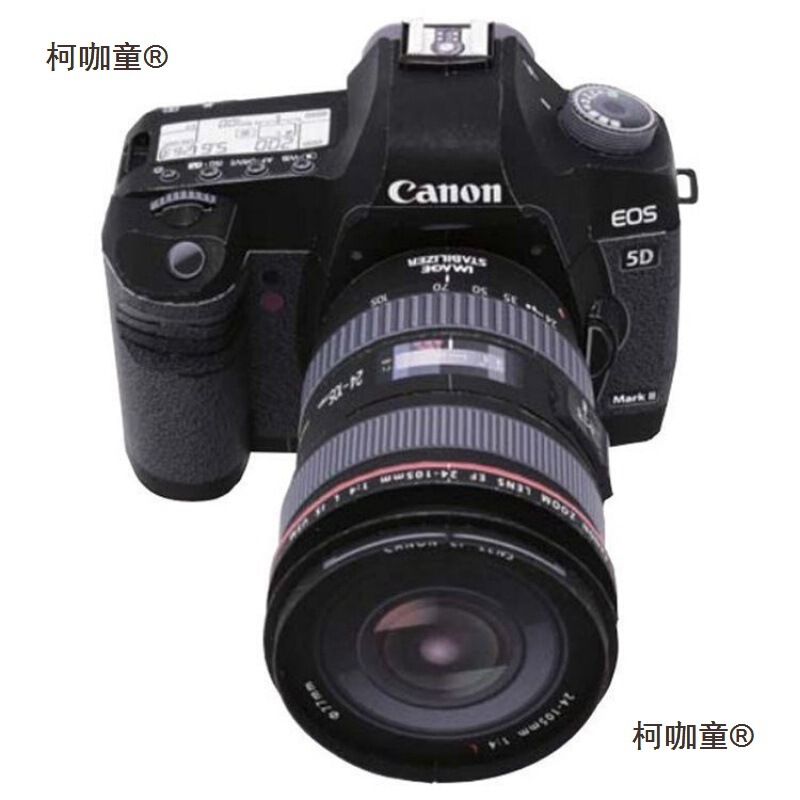 Camera Model 1:1 Artificial Slr Digital Camera Hand-Made Ornaments Fun Handmade Paper-Cut Paper Model Metabo