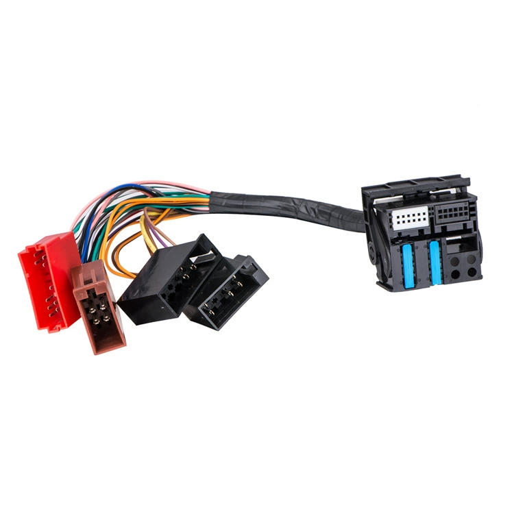 Высококачественный жгут проводов на розетке для Volkswagen Audi ISO, автомобильные аудио аксессуары для навигации