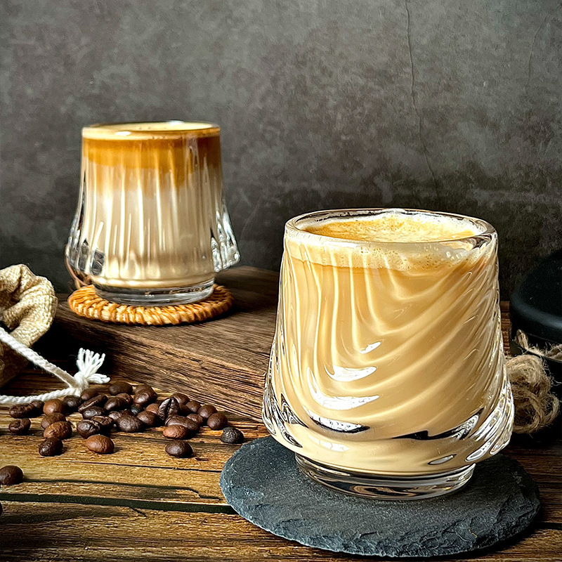 Taza volcánica sucia, taza de fuego, taza de nieve, taza de whisky, taza de vidrio, taza de café volcánico rojo