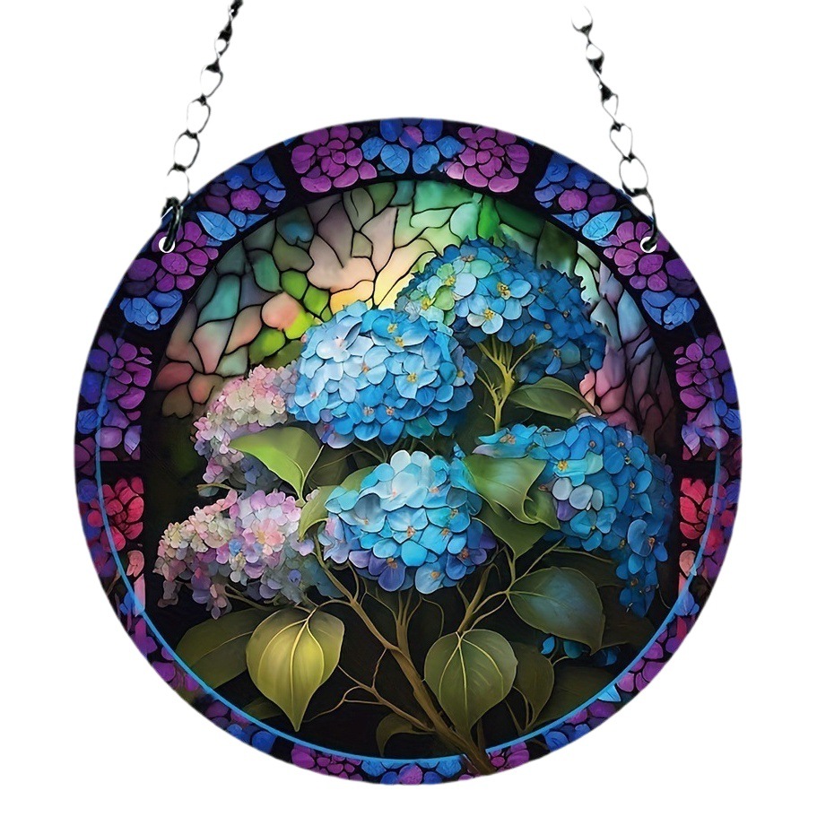 Transfronterizo nuevo coche accesorios magnífico redondo mariposa casa adornos de acrílico material de Navidad decoraciones para el hogar