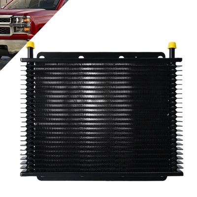 car radiator – Modified Transmission Oil Cooler Aluminum - 25-rows-black-without-accessories