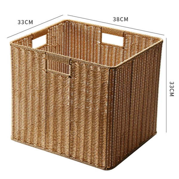 Light brown color 38*33*33cm three-pocket hand