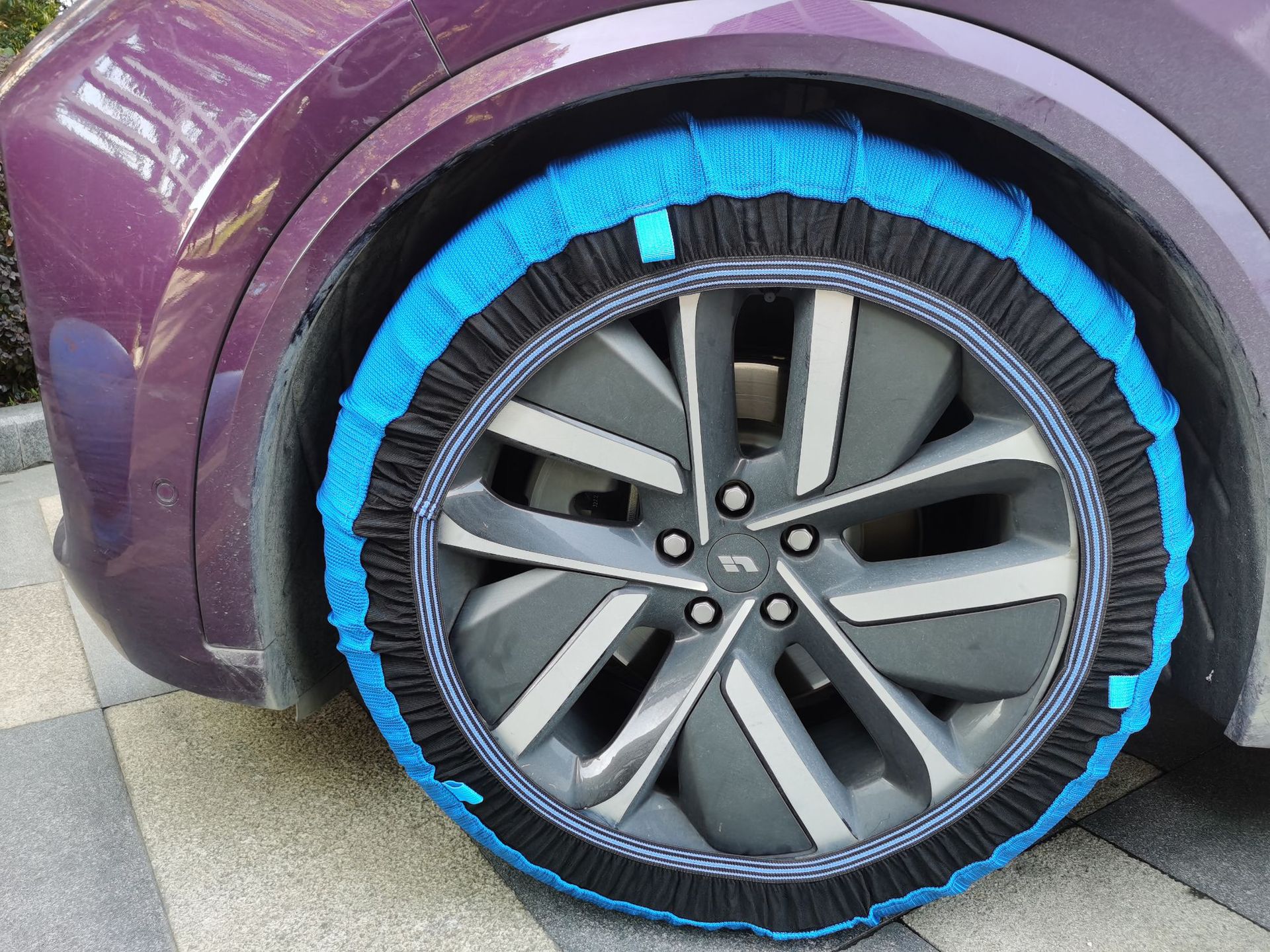 [in stock Li Fa] EN Certified High Strength Super Thickened Wear-resistant Winter Anti-skid Car Cloth Chain Tire Anti-skid Chain